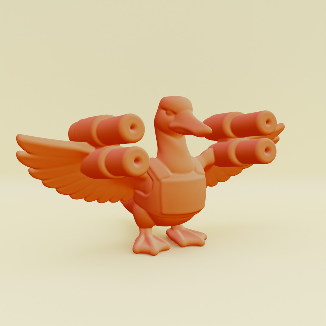 Bombombini Gusini Italian brainrot Printable 3D print model_12