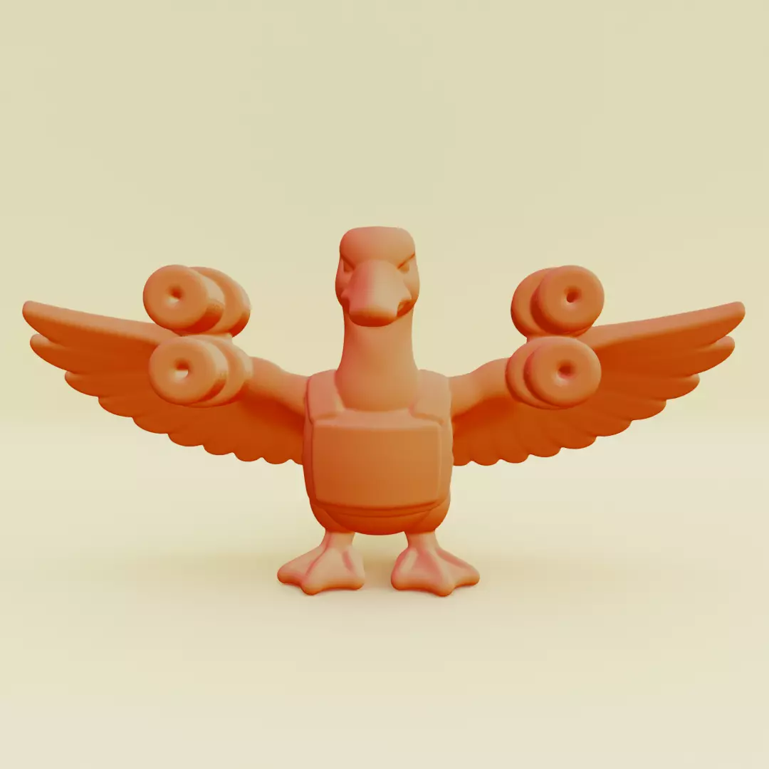 Bombombini Gusini Italian brainrot Printable 3D print model_0