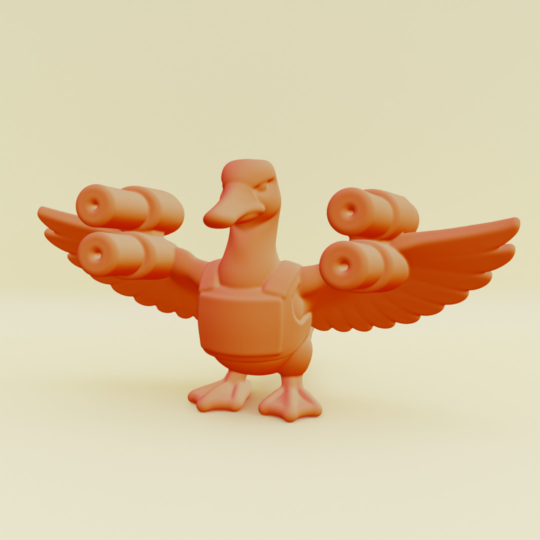 Bombombini Gusini Italian brainrot Printable 3D print model_11