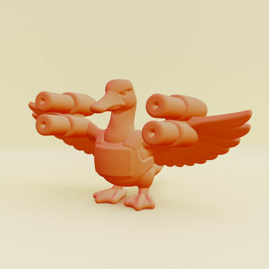 Bombombini Gusini Italian brainrot Printable 3D print model_14