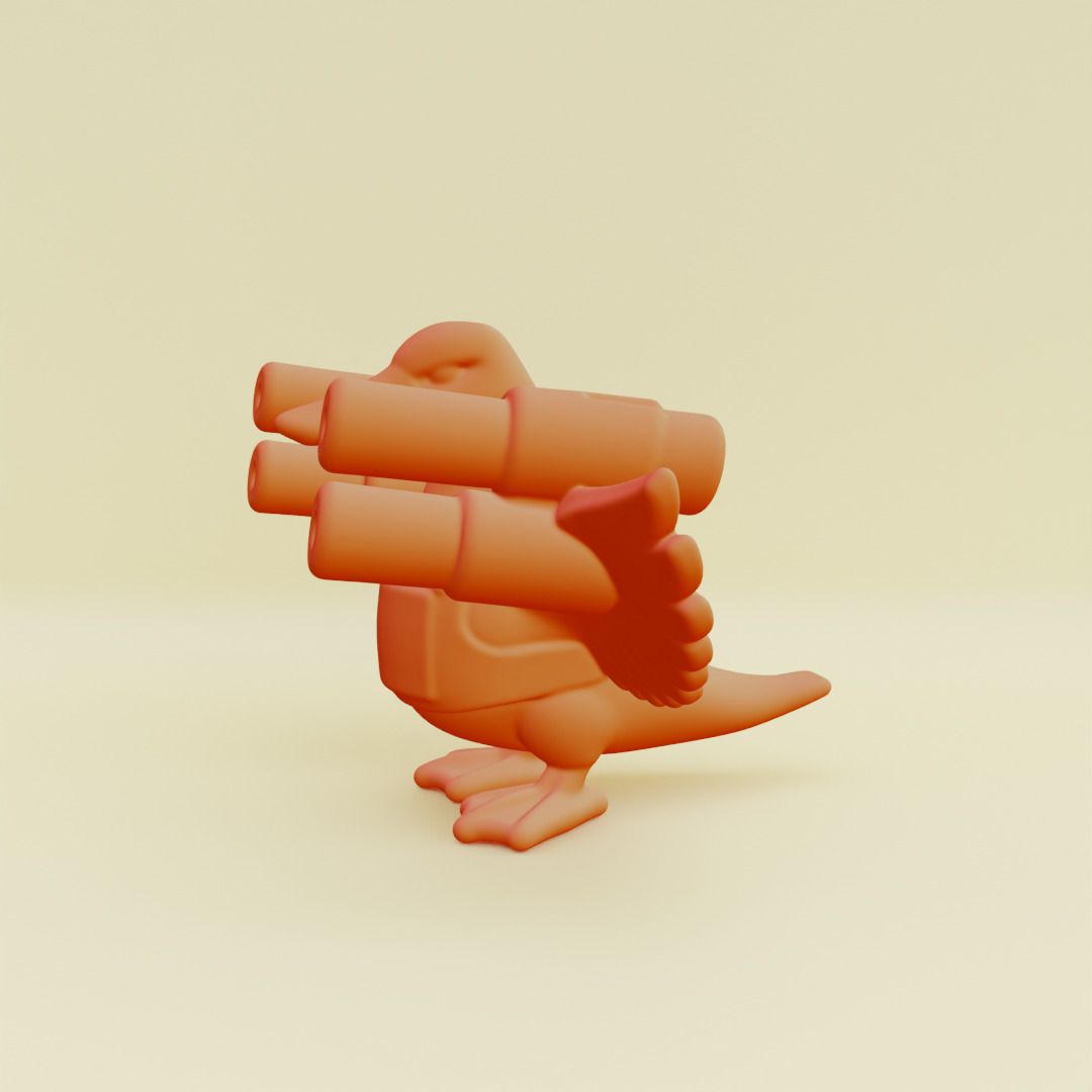 Bombombini Gusini Italian brainrot Printable 3D print model_18