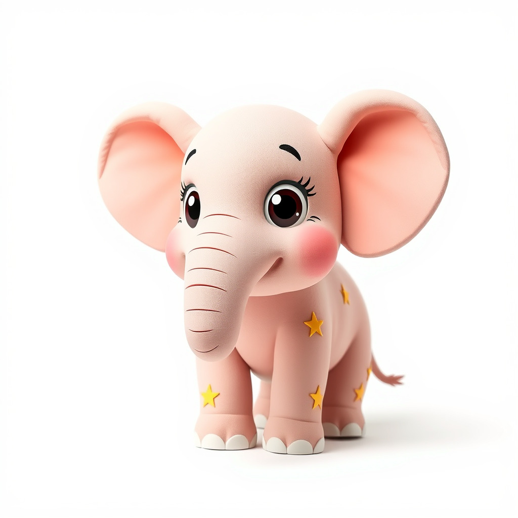 Cartoon Elephant Model Pack for Animation and Games Low-poly 3D model_4