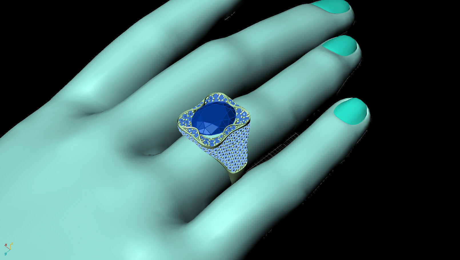 Ring 5378 3D print model_8
