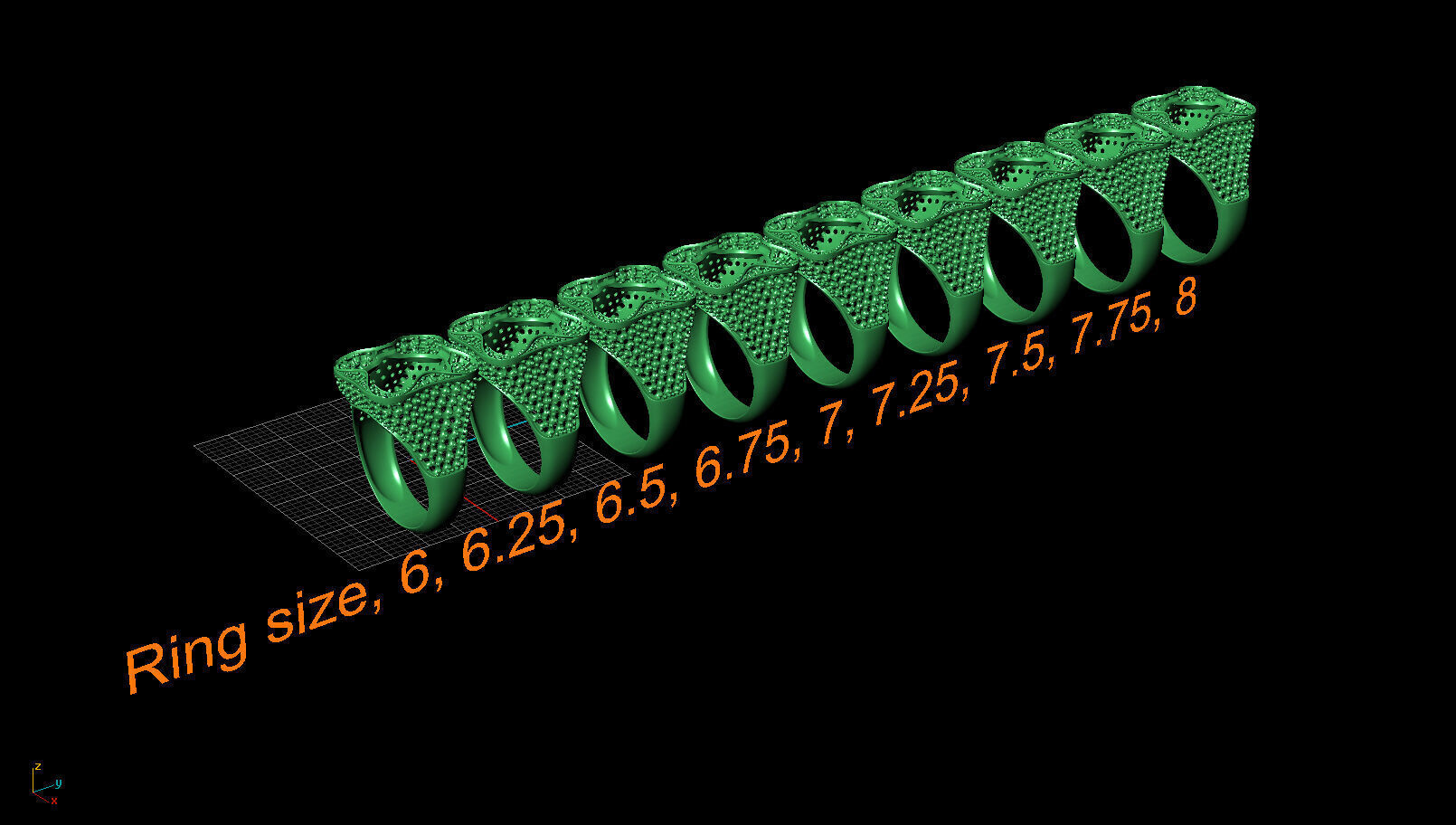 Ring 5378 3D print model_9