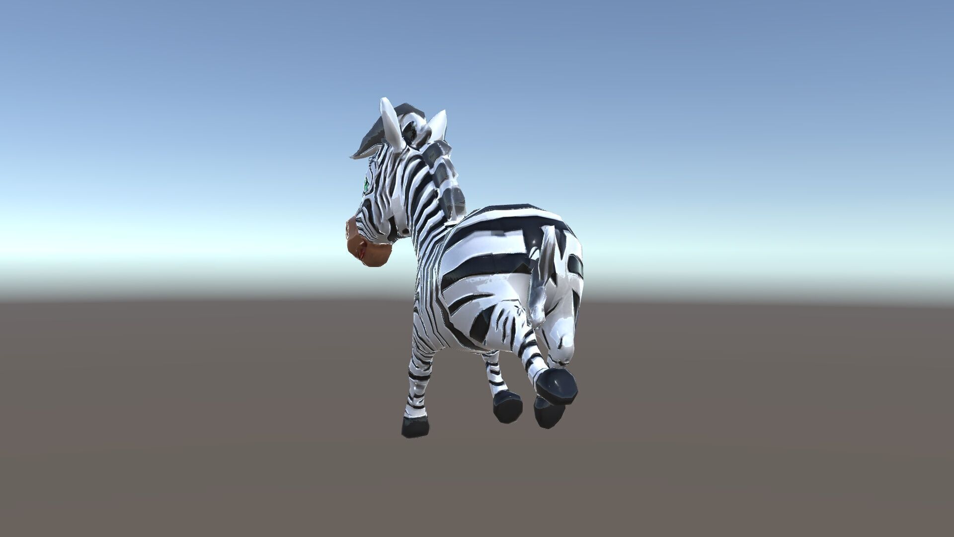 Cartoon Zebra Model Pack with Detailed Textures Low-poly 3D model_22
