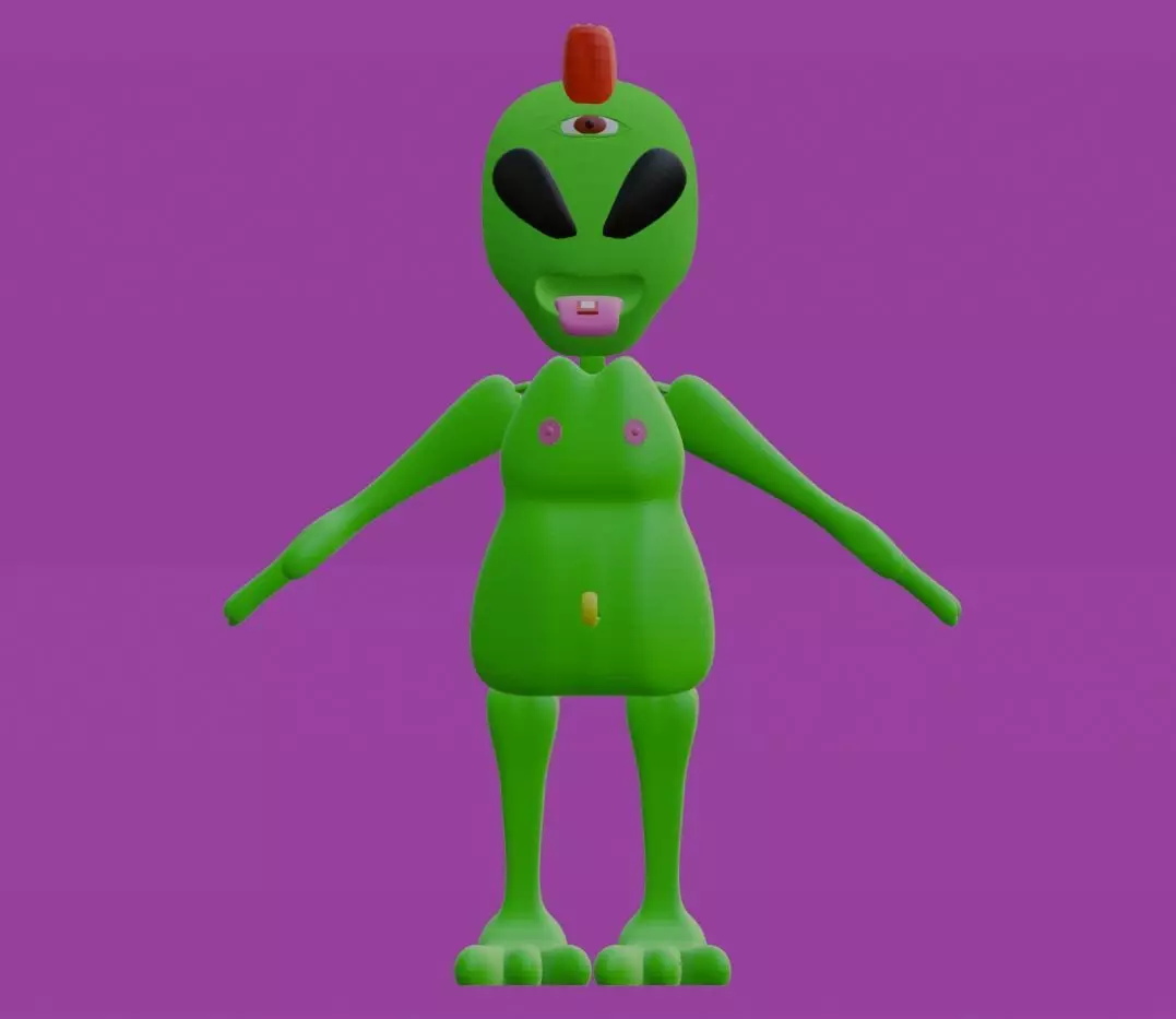 Chill Alien Flexy 3D print model