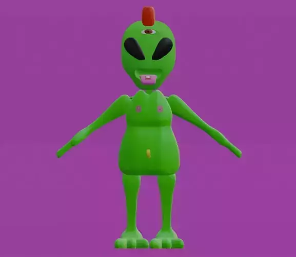 Chill Alien Flexy 3D print model