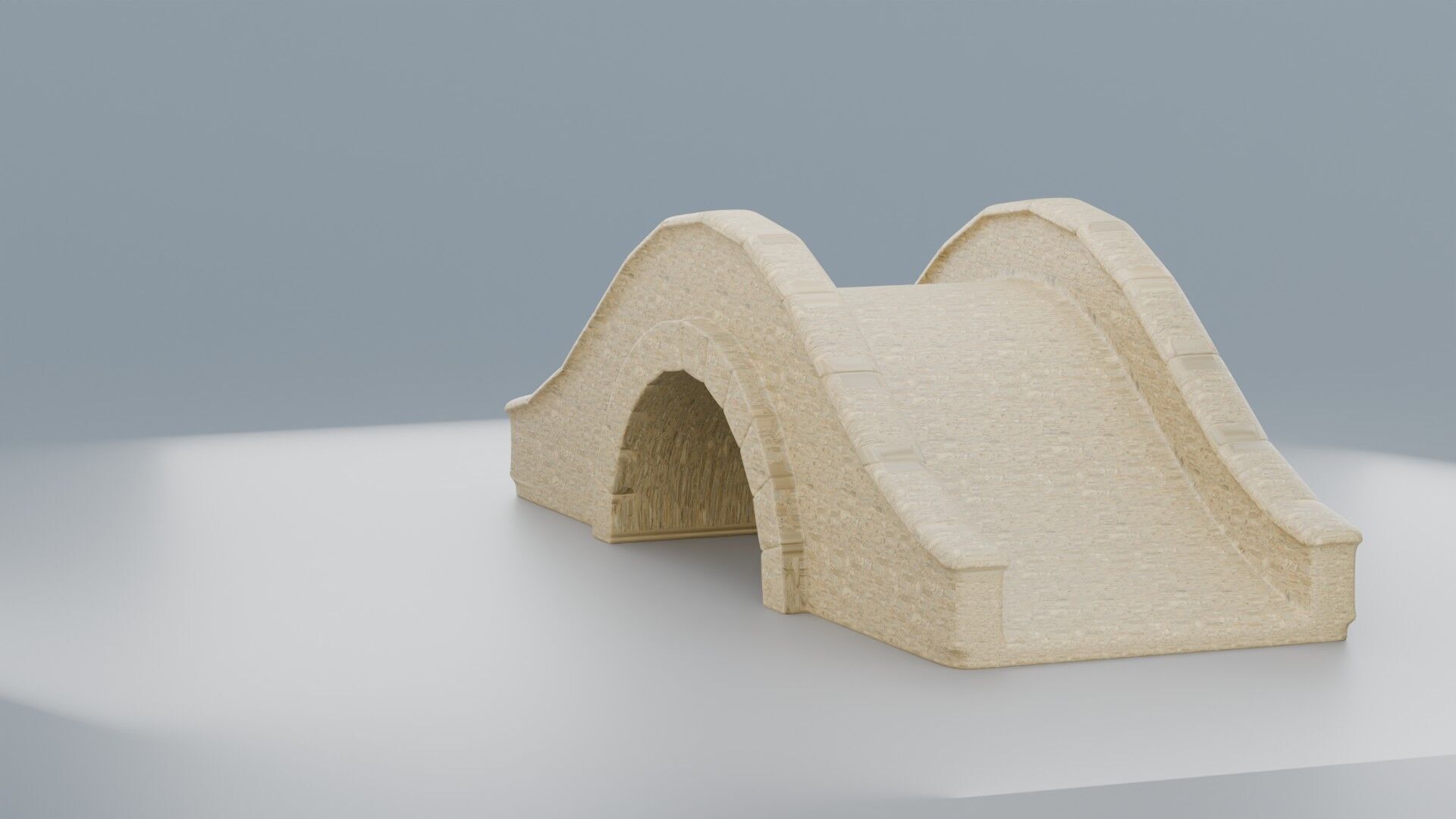 Stone Bridge 3D model_5