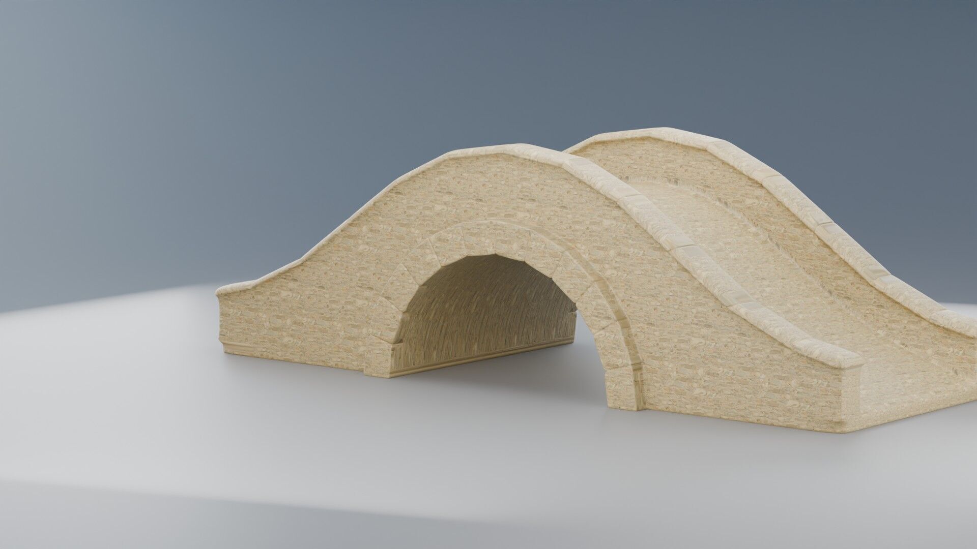 Stone Bridge 3D model_4