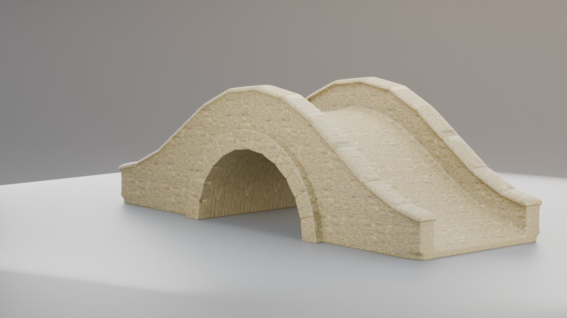 Stone Bridge 3D model_8