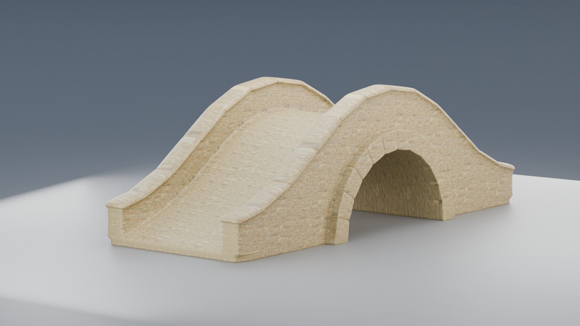 Stone Bridge 3D model_1