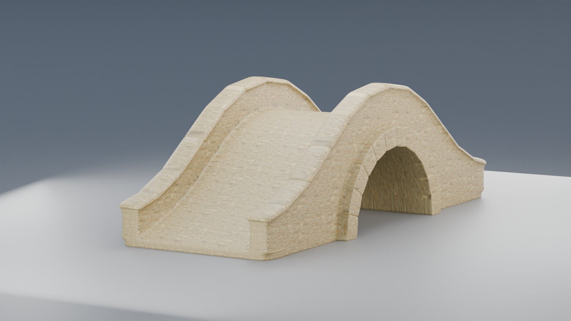 Stone Bridge 3D model_0