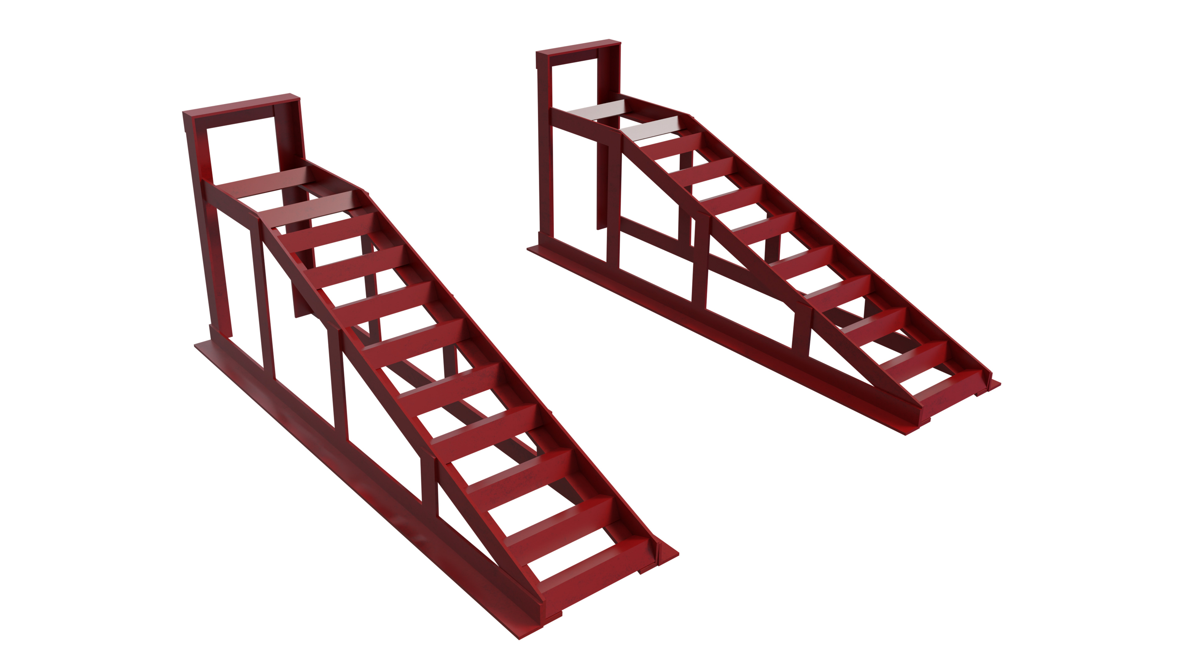 Car Service Equipment Pack Low-poly 3D model_6