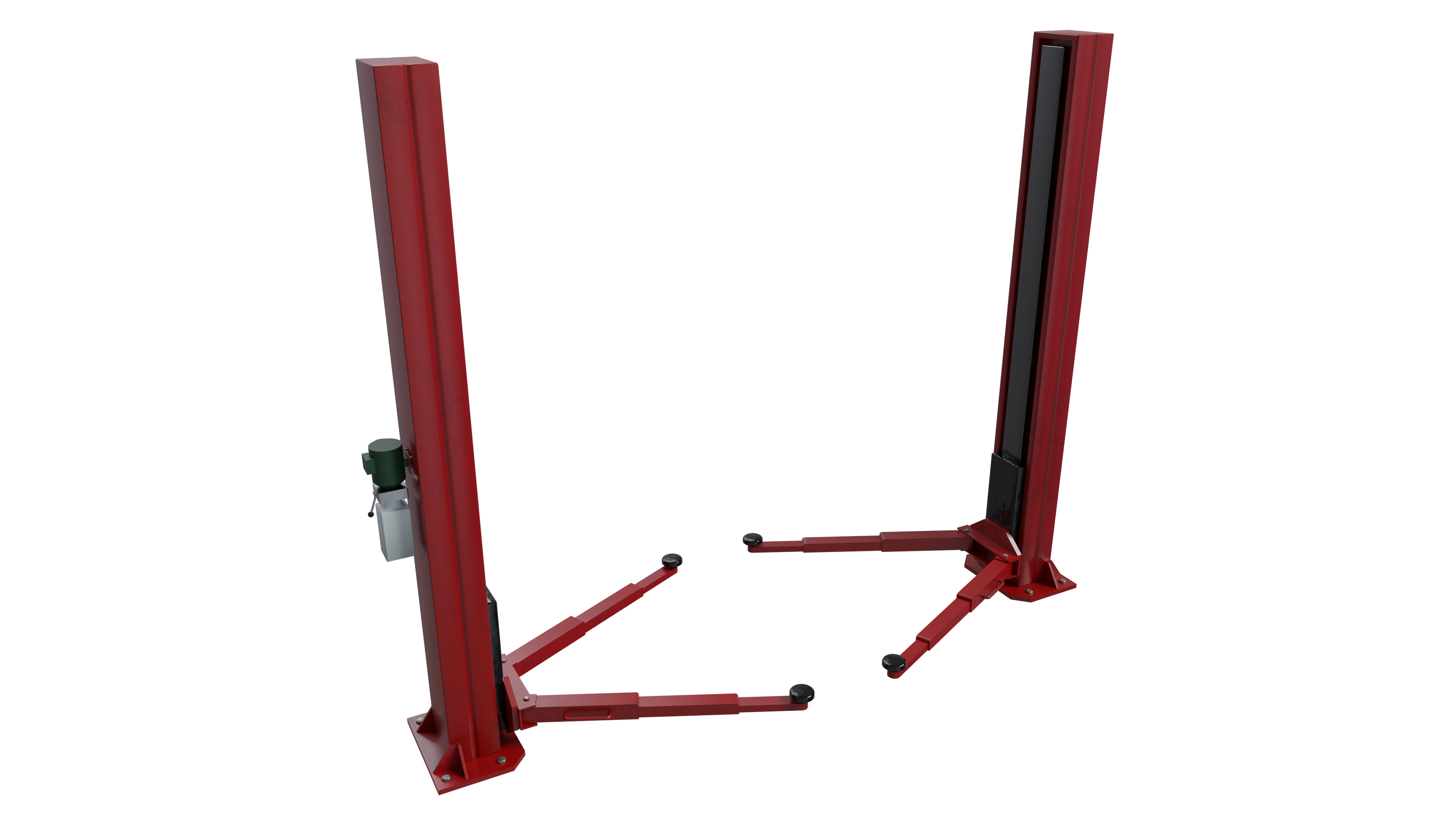 Car Service Equipment Pack Low-poly 3D model_1