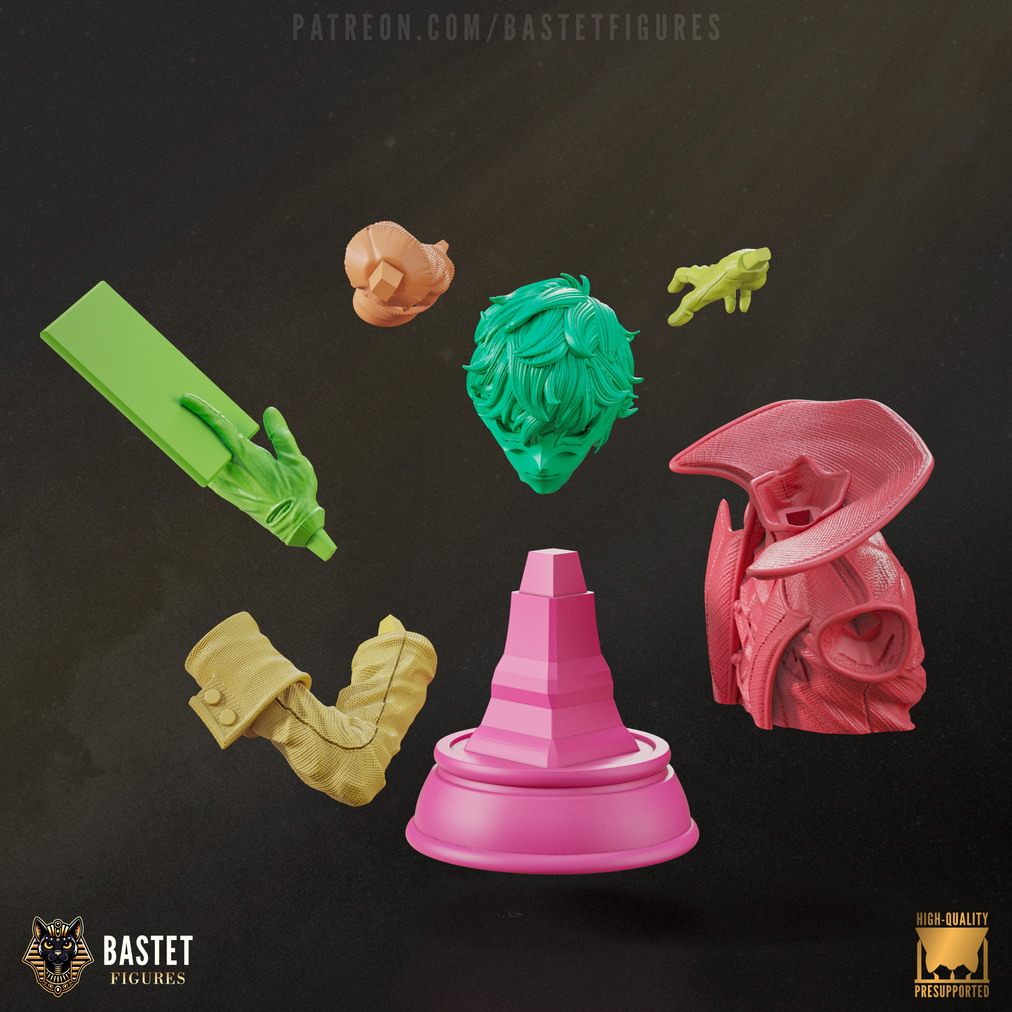 Joker Bust I Persona 5 3D print model_4