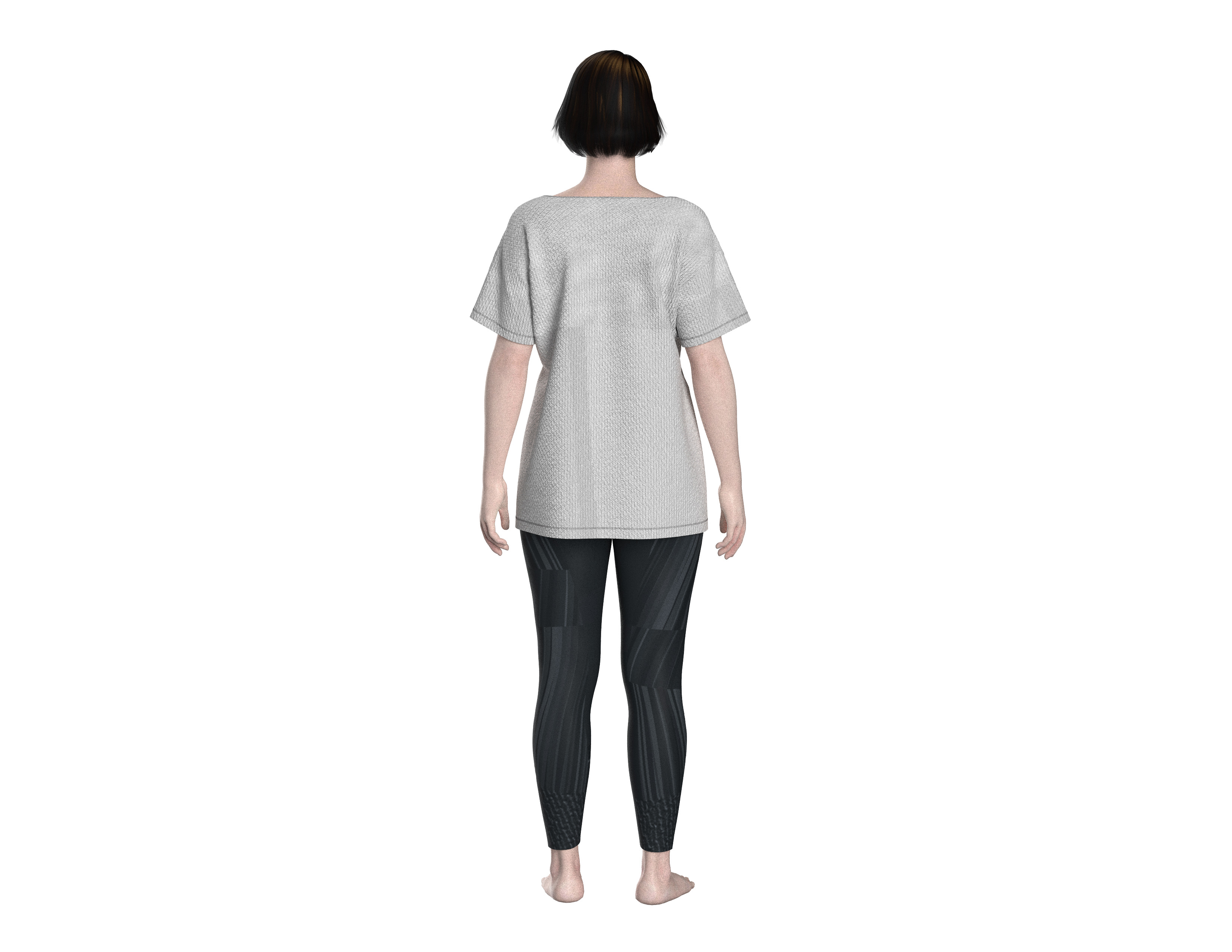 74 t-shirt for women 3D print model_1