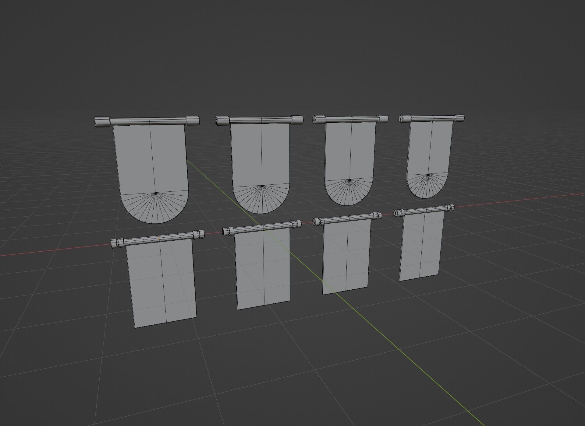 Modular Stylized Dungeon Kit Low-poly 3D Model Low-poly 3D model_33