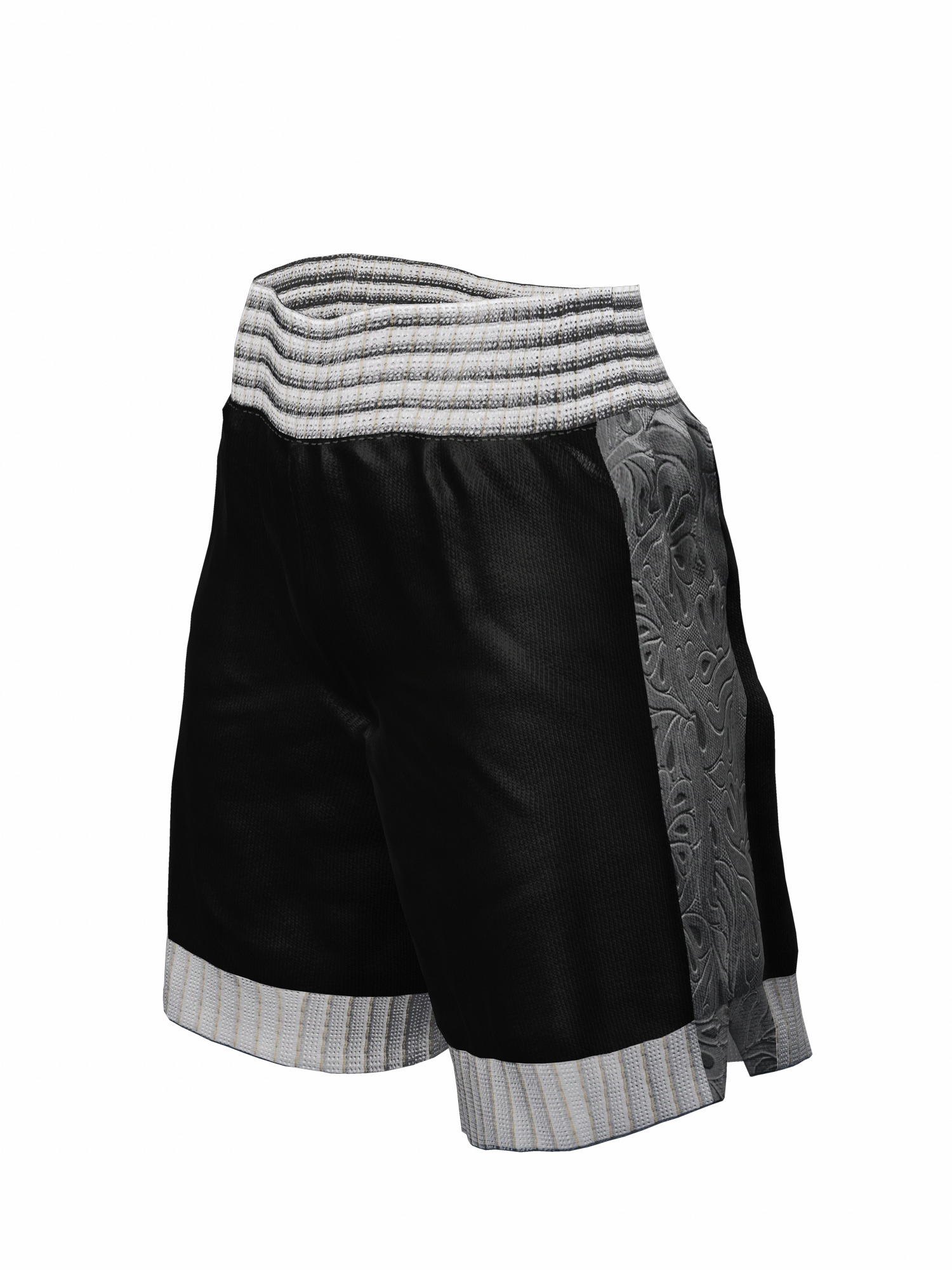 Realistic Male Fighter Battle-Ready Brawler with PBR Textures Low-poly 3D model_22