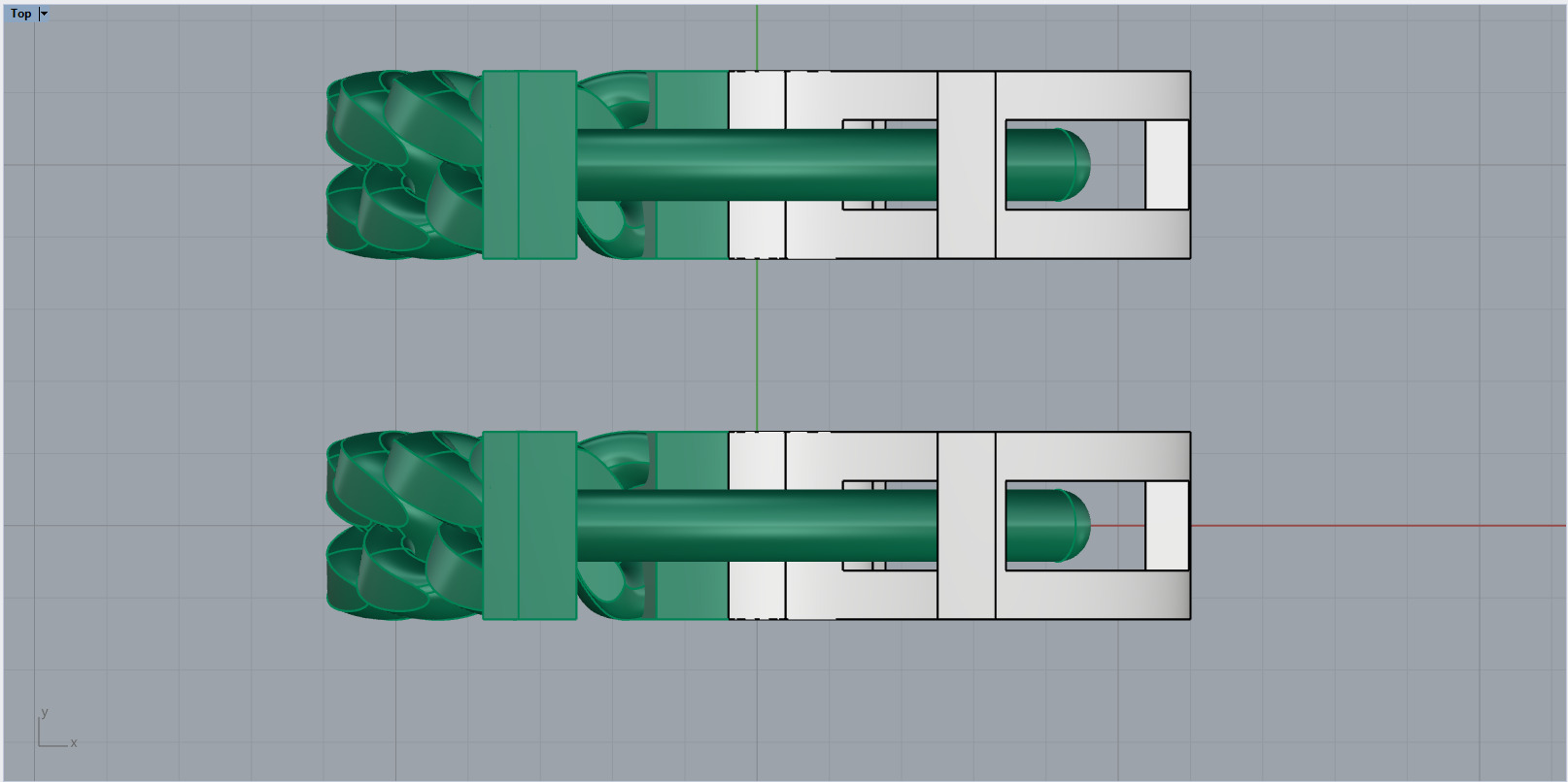 Cuban earring model 1312 3D print model_4