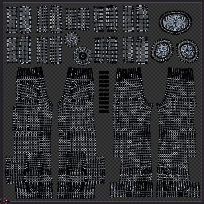 jeans game ready model Low-poly 3D model_4