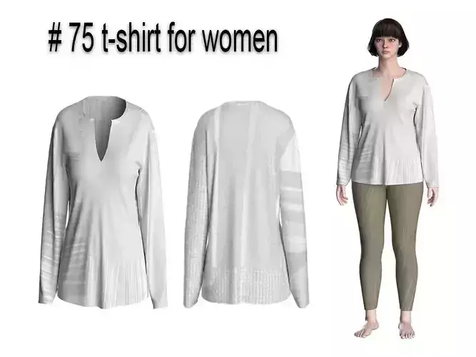 75 t-shirt for women