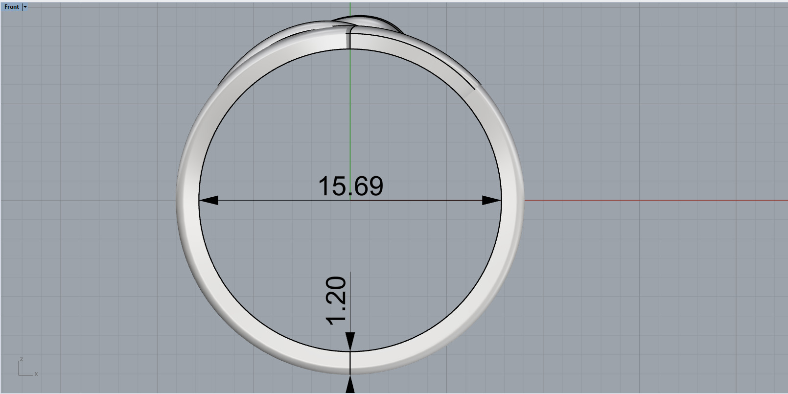 Heart ring model 1199 3D print model_6