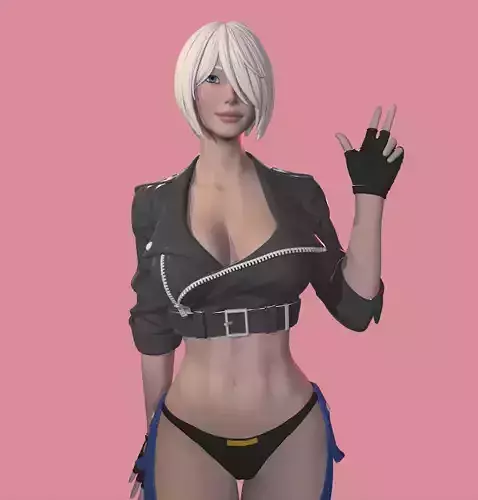 Angel King of Fighters figure 3d printable