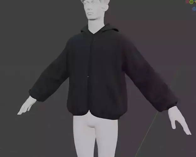 hoodie game ready model