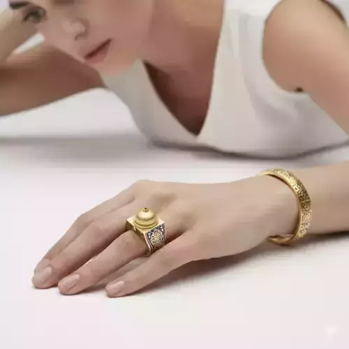 Golden Dome Ring