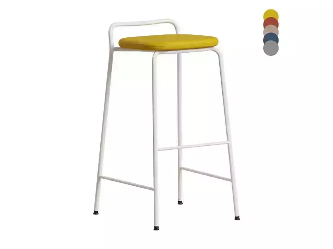 Skandiform Soft Top S-1088 Bar Stool 3D model