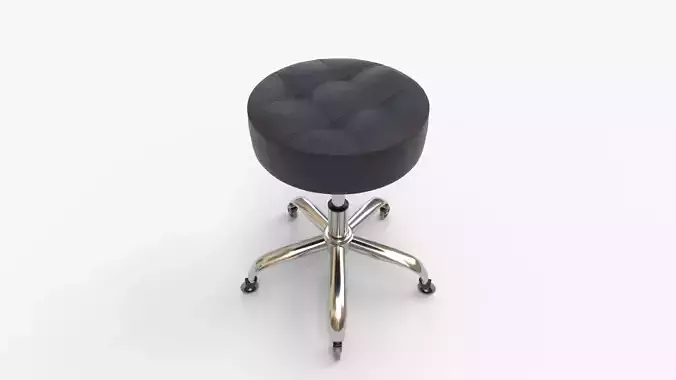 Professional Rolling Stool With Adjustable Height