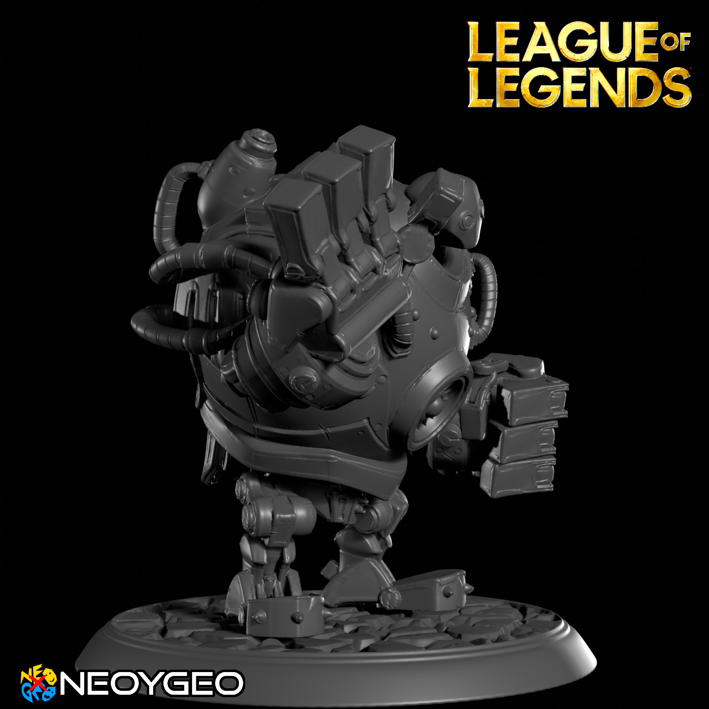BLITZCRANK - LEAGUE OF LEGENDS 3D print model_3