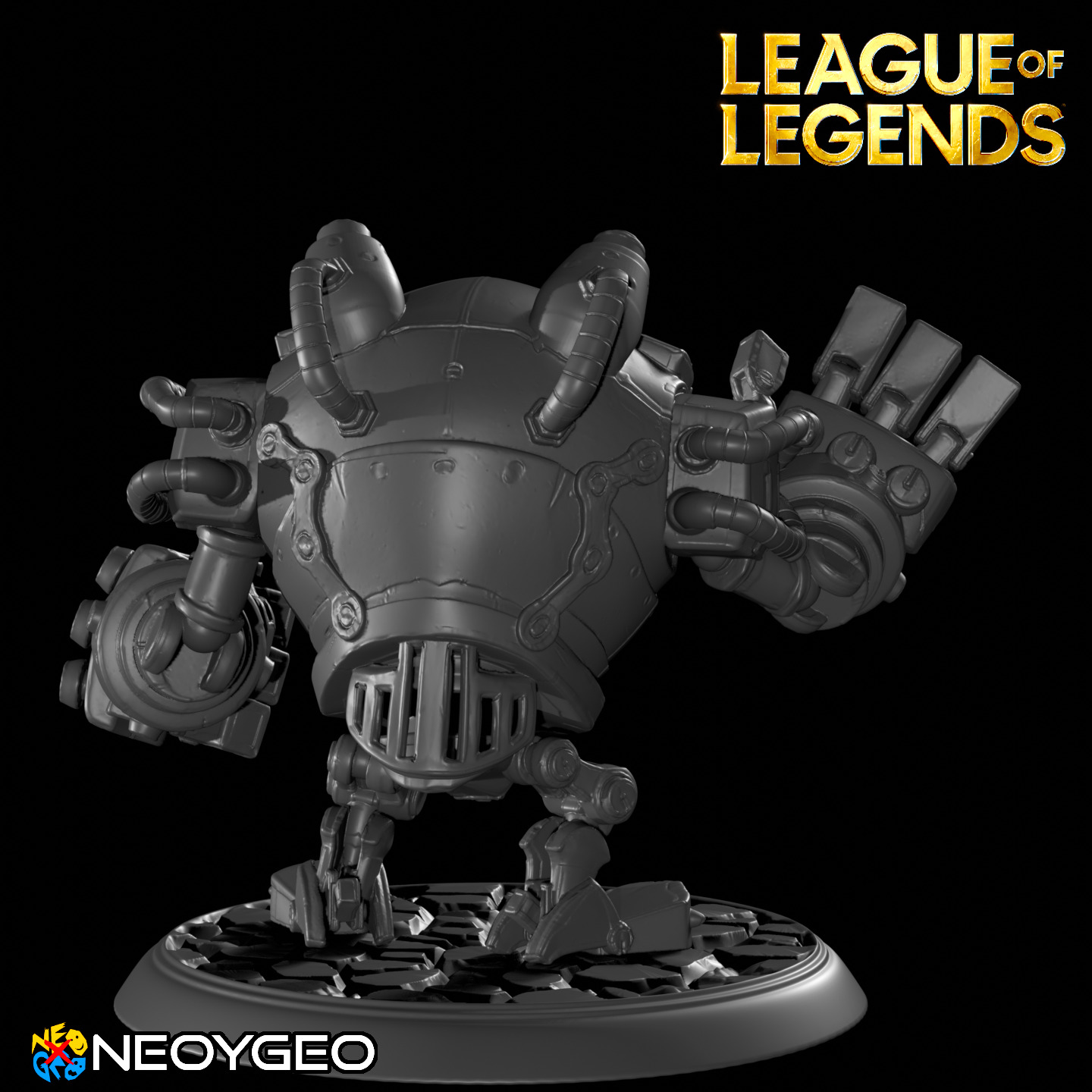 BLITZCRANK - LEAGUE OF LEGENDS 3D print model_4
