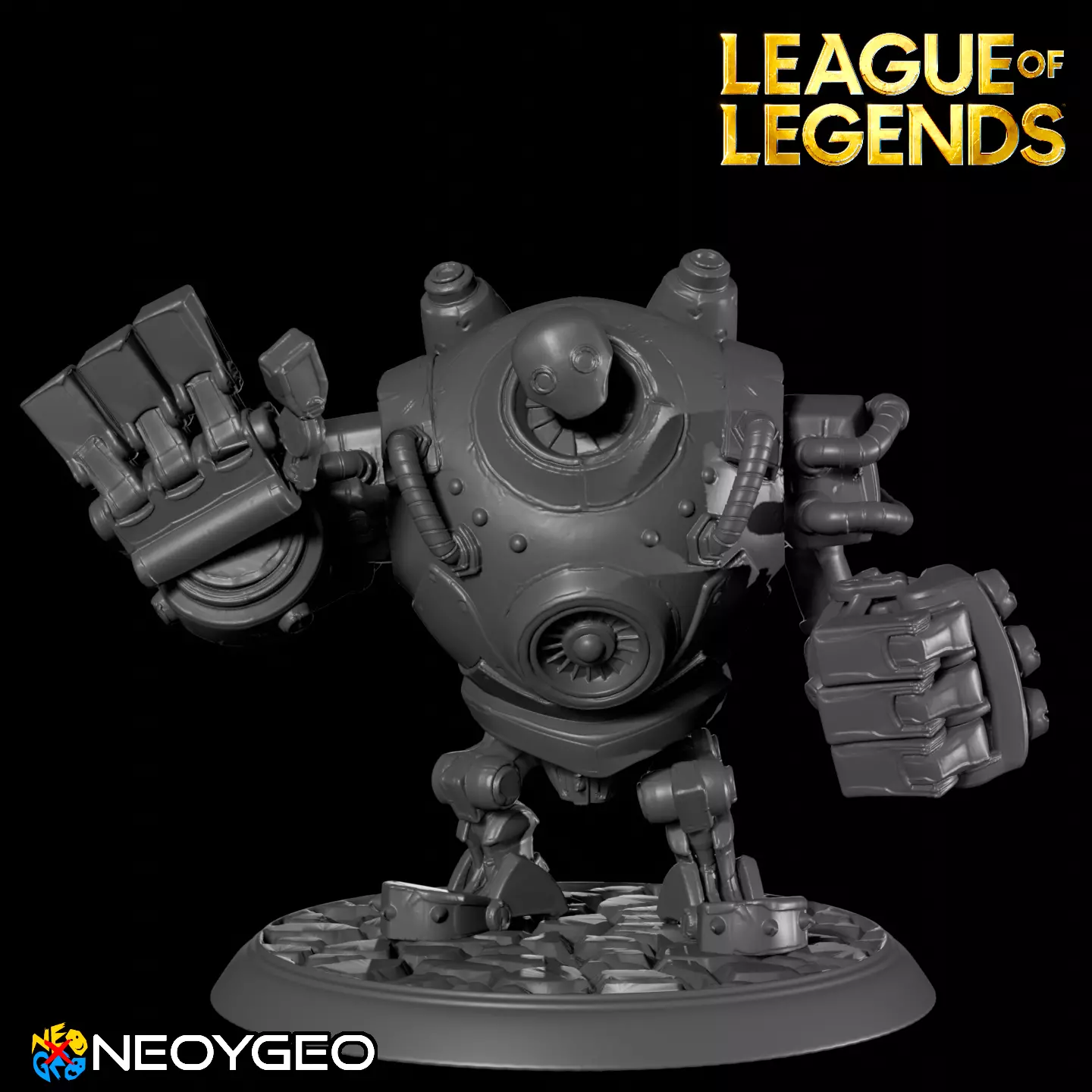 BLITZCRANK - LEAGUE OF LEGENDS 3D print model_0
