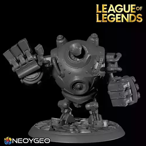 BLITZCRANK - LEAGUE OF LEGENDS 3D print model