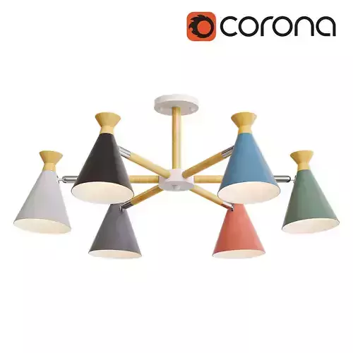 OLA Chandelier 6 lamps
