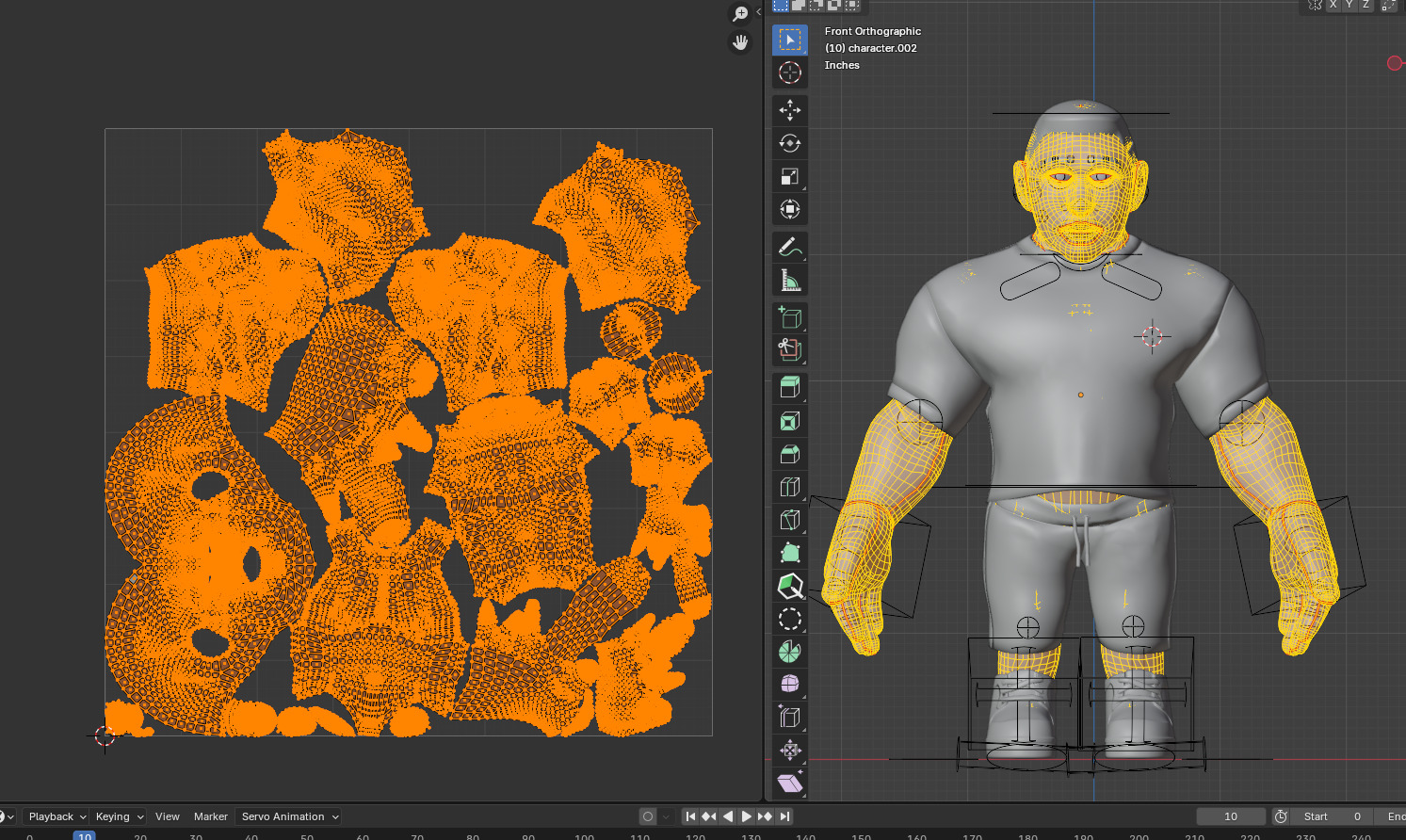 Stylized cartoon Male character fully Rigged Low-poly 3D model_15