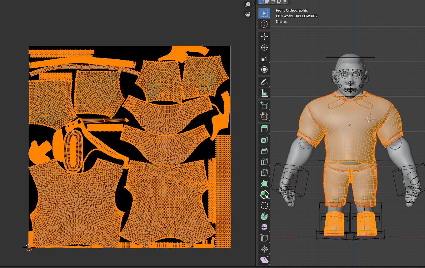 Stylized cartoon Male character fully Rigged Low-poly 3D model_16