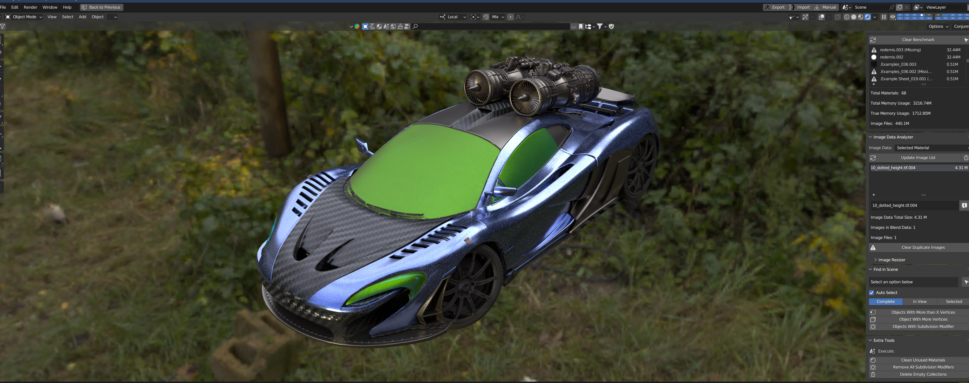 Robot Transformers Gundam Rig Low-poly 3D model_4