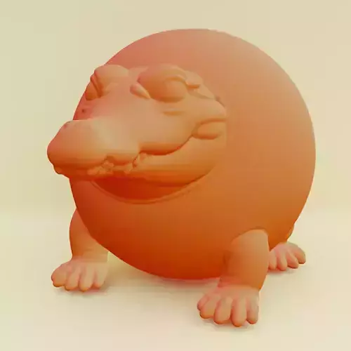 Glorbo Fruttodrillo Italian brainrot Printable 3D print model