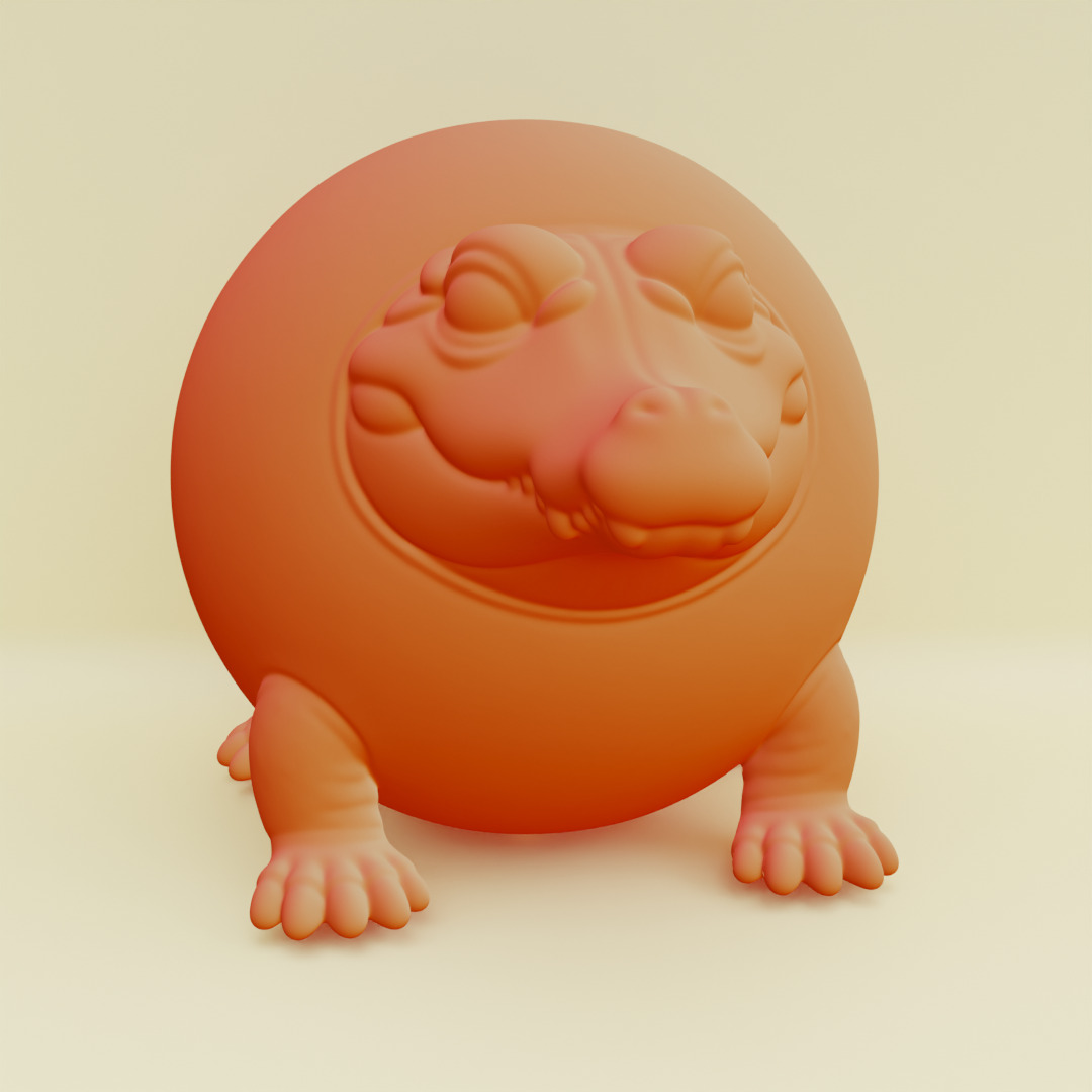 Glorbo Fruttodrillo Italian brainrot Printable 3D print model_19