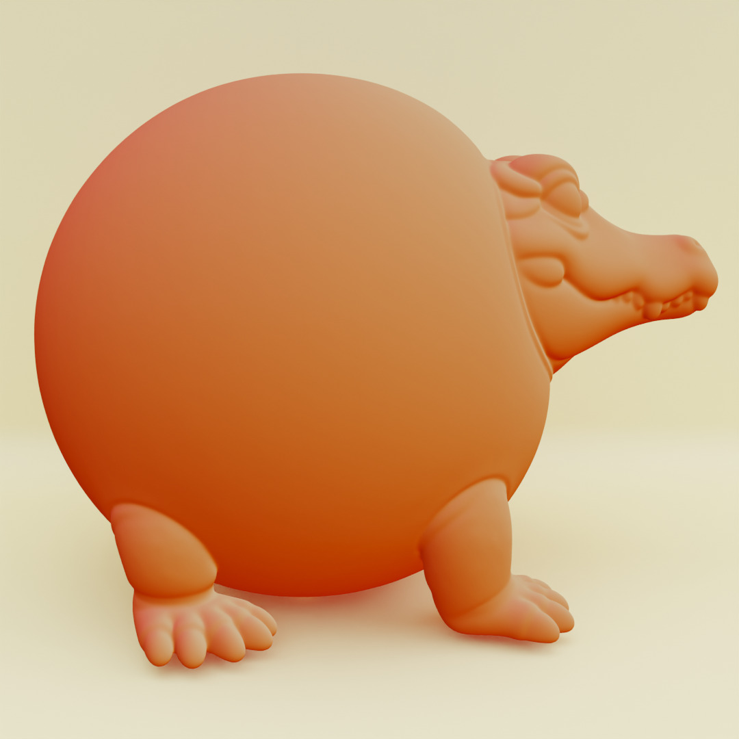 Glorbo Fruttodrillo Italian brainrot Printable 3D print model_15