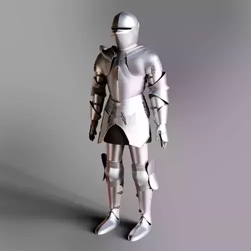 Plain European Medieval Knight Armor