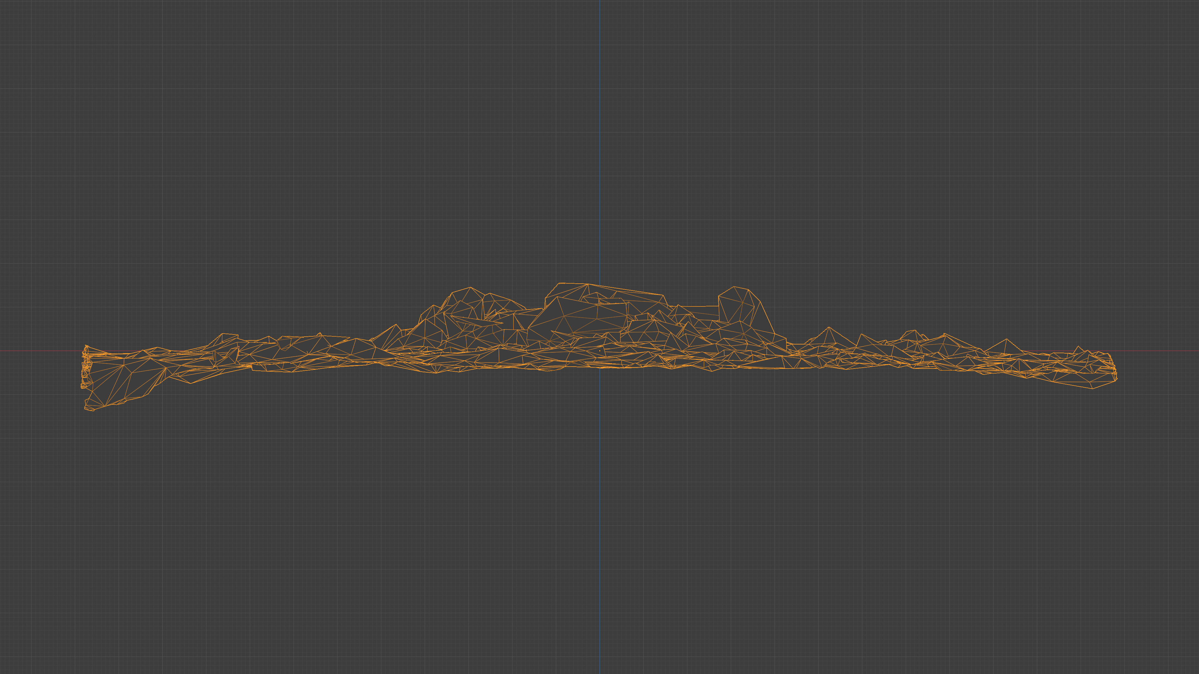 Extinguished Campfire Ashes Burned Fire Pit with Charcoal Scan Low-poly 3D model_17