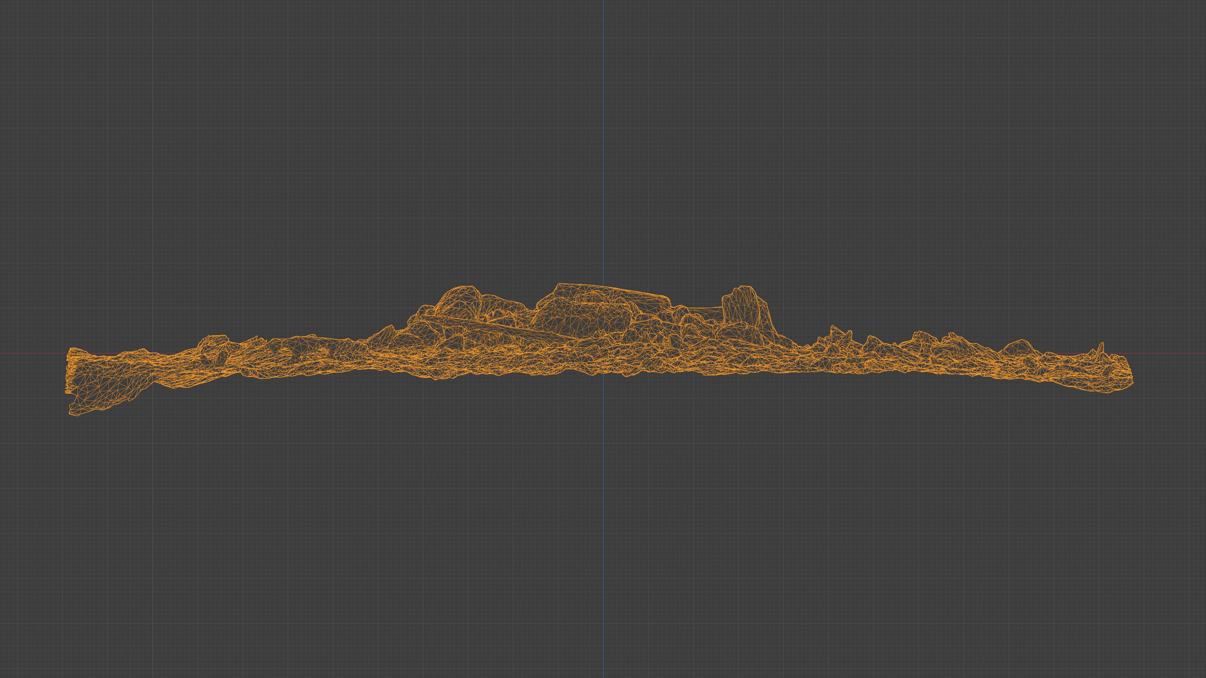 Extinguished Campfire Ashes Burned Fire Pit with Charcoal Scan Low-poly 3D model_23