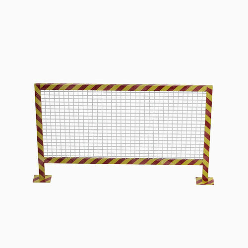 Road Barricade C 02 Low-poly 3D model