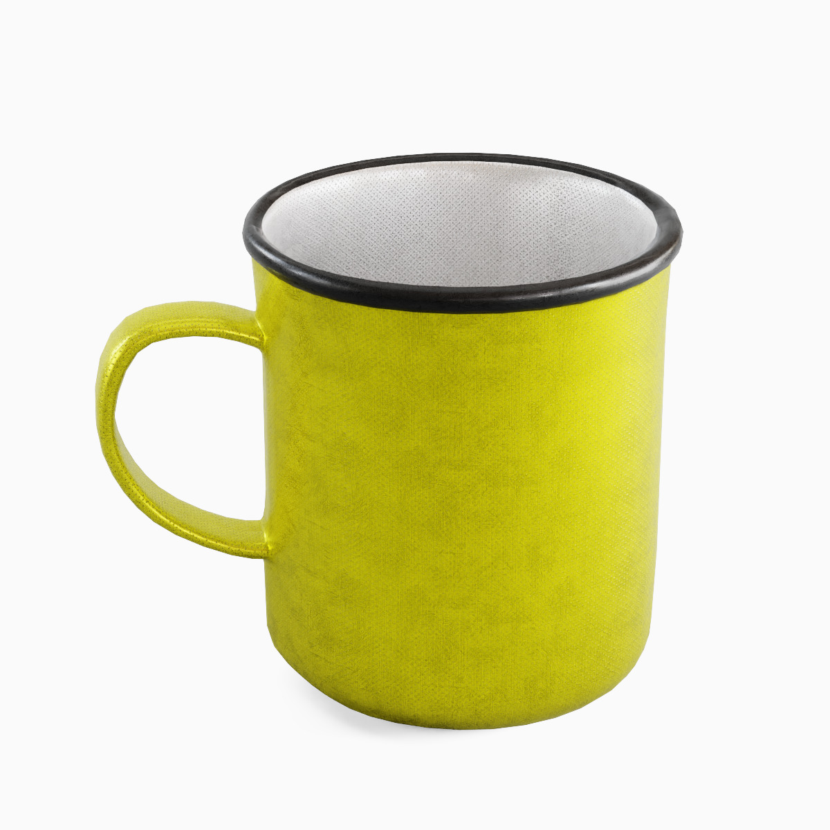 Stainless Steel Cup 02 Low-poly 3D model_5