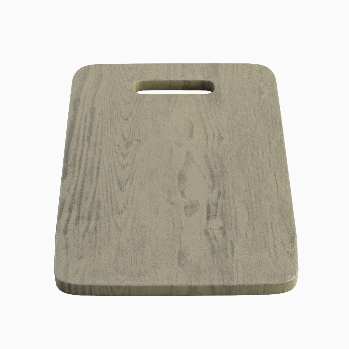 Wood Chopping Board 02 Low-poly 3D model_2