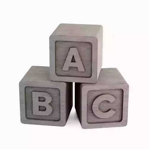 Wooden ABC Blocks 02