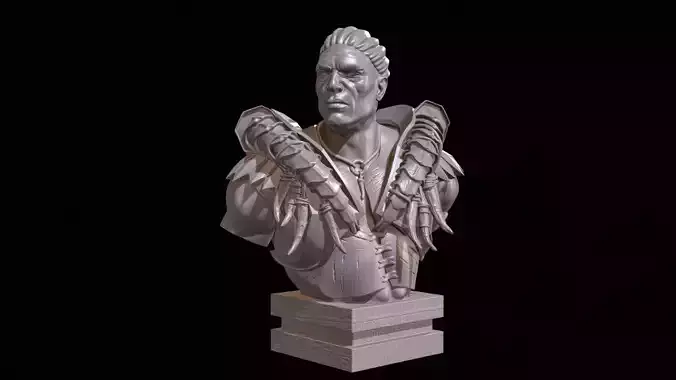  Centaur bust High Poly for 3d Print